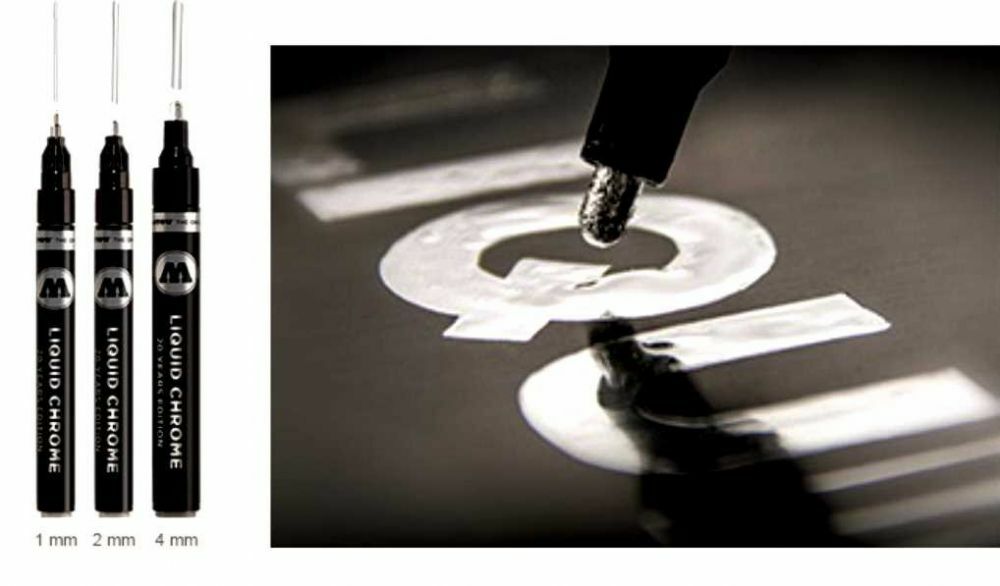 Molotow Liquid Chrome Maker 4mm (703.103) | Reliance Fine Art |MarkersPaint Markers