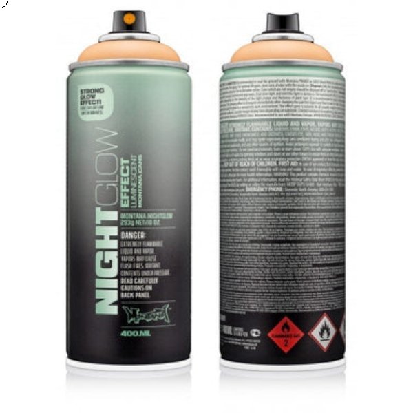 MONTANA NIGHTGLOW SPRAY Luminescent Green 400ML (NG1000) | Reliance Fine Art |Spray Paint