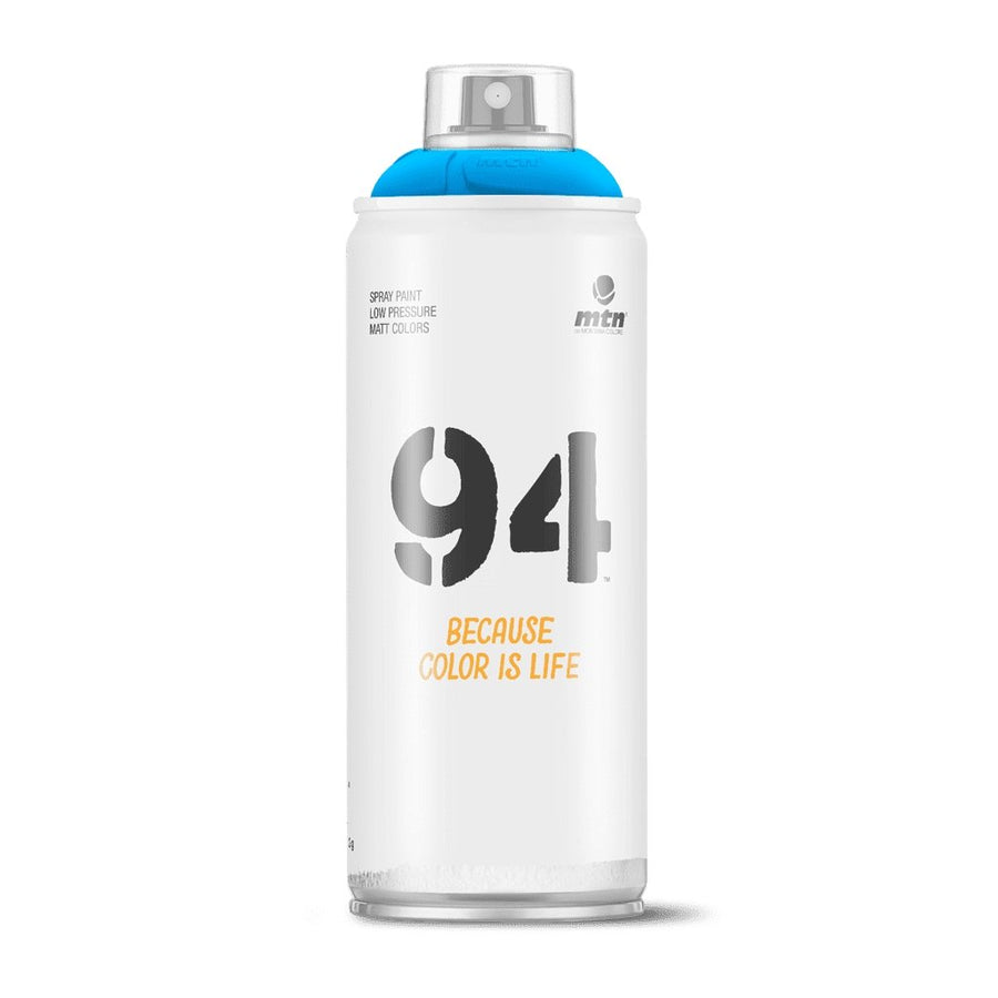 MTN 94 Spray Paint Fluro Blue 400ml | Reliance Fine Art |Spray Paint
