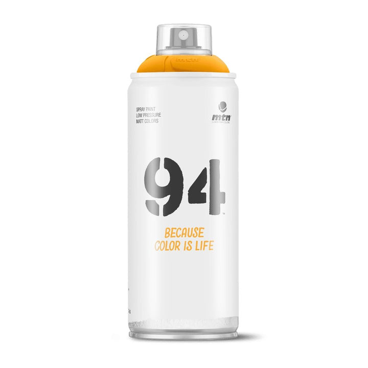 MTN 94 Spray Paint Medium Yellow 400ml | Reliance Fine Art |Spray Paint