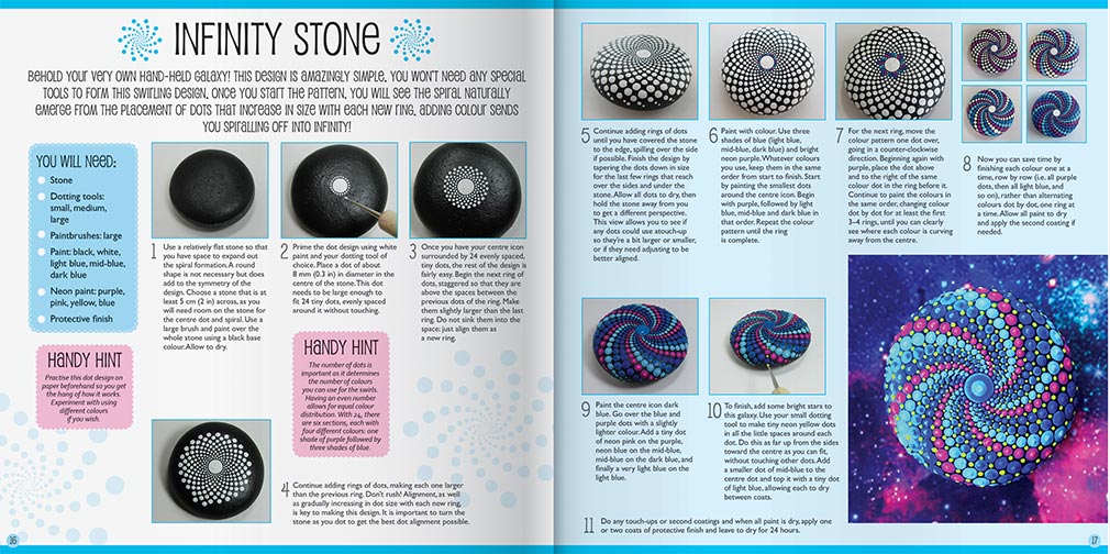 Neon Painted Rock | Reliance Fine Art |