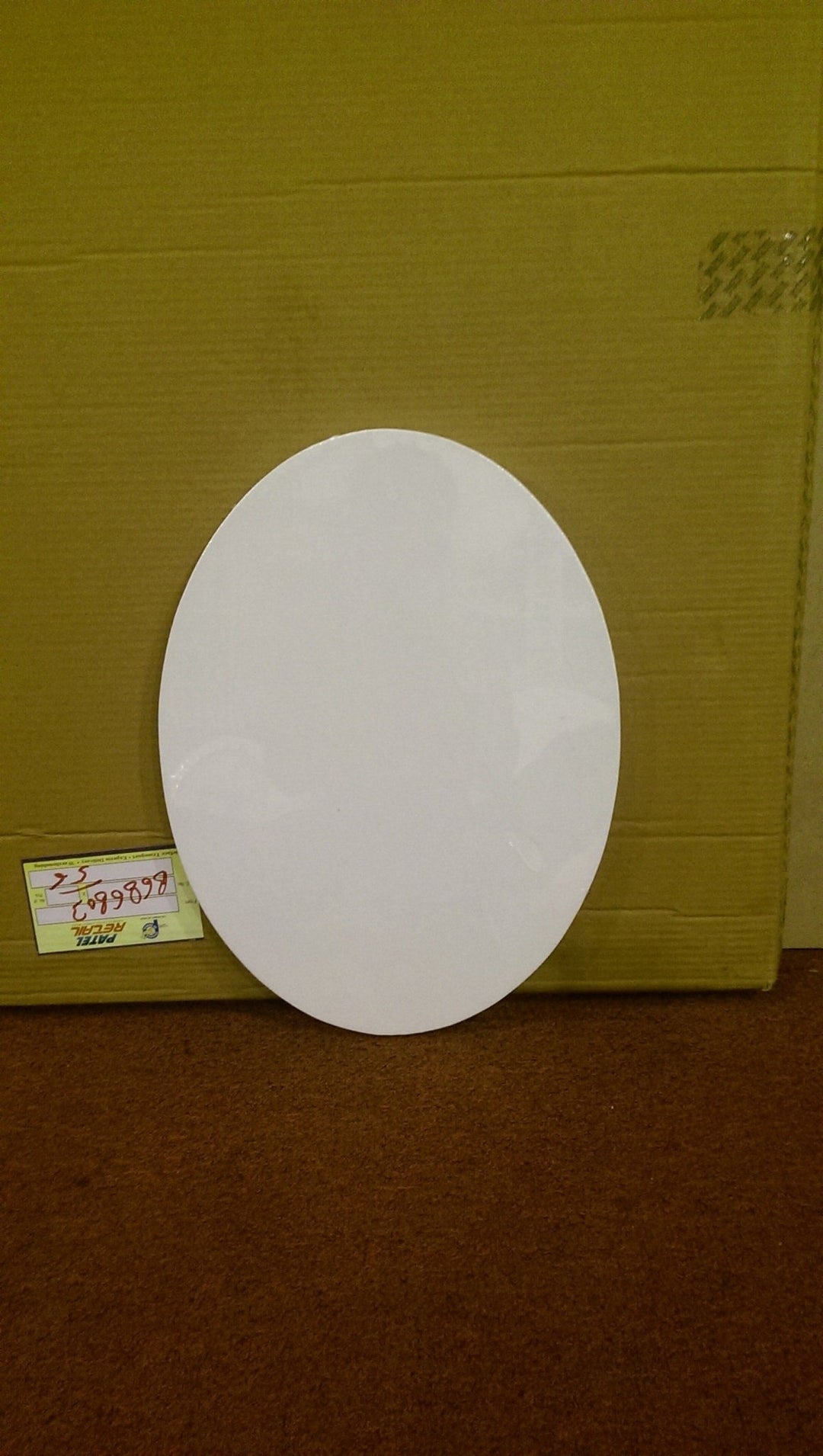 Oval Stretched Canvas 12 X 16 Inch | Reliance Fine Art |Stretched Canvas