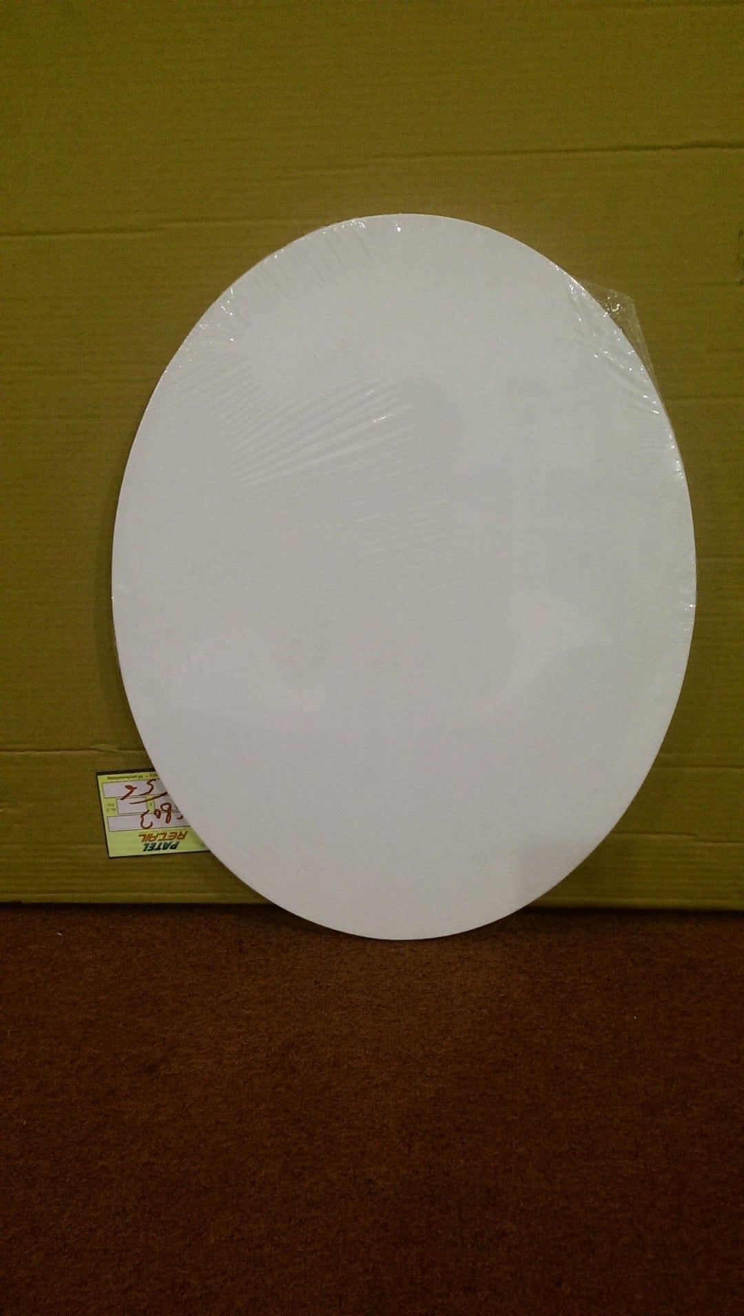 Oval Stretched Canvas 16 X 20 Inch | Reliance Fine Art |Stretched Canvas