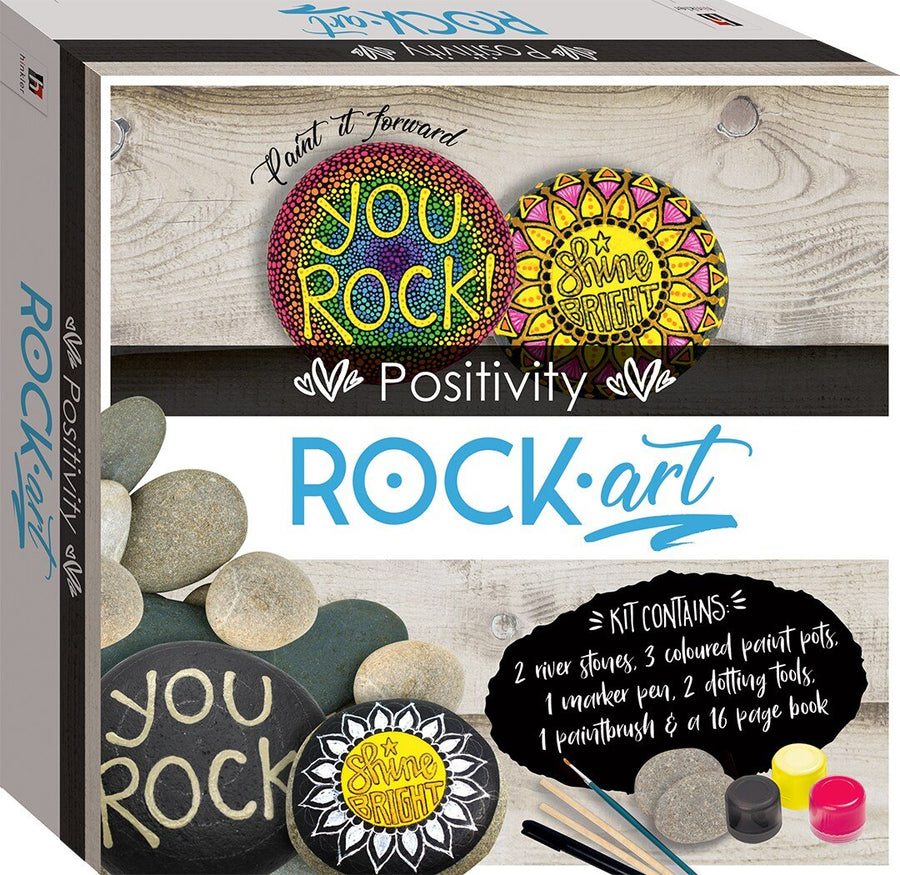 Positivity Rock Paint it Forward | Reliance Fine Art |