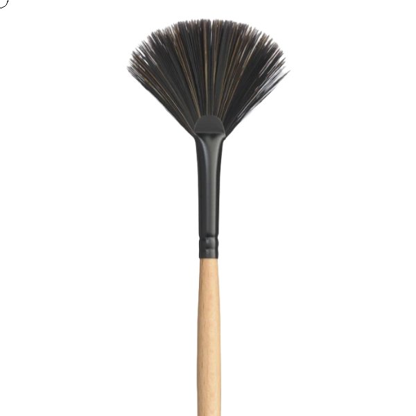 Princeton Catalyst Polytip Brush Synthetic Fan Long Handle Size 3 (P6400FN3),Brush for Acr n Oil | Reliance Fine Art |Oil BrushesOil Paint BrushesPrinceton Catalyst Polytip Brushes