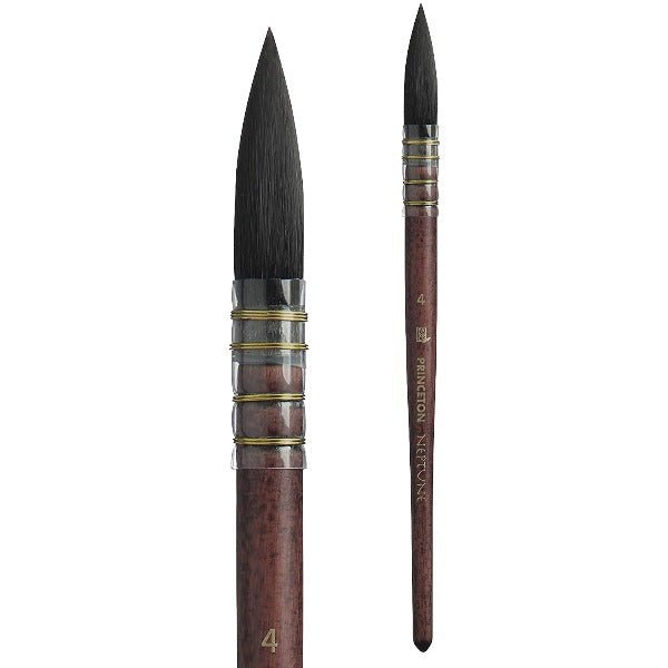 PRINCETON NEPTUNE SH QUILL BRUSH Size 4 SYNTHETIC SQUIRREL HAIR (P4750Q4) | Reliance Fine Art |Princeton Neptune BrushesWatercolour Brushes