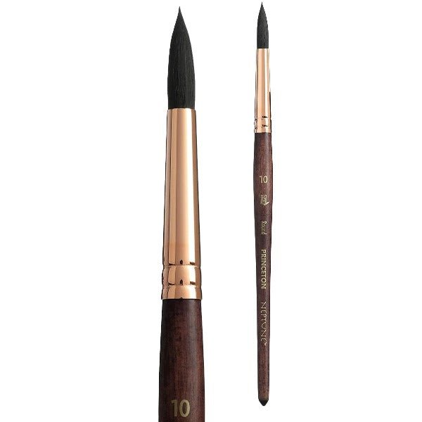 PRINCETON NEPTUNE SH ROUND BRUSH Size 10 SYNTHETIC SQUIRREL HAIR (P4750R10) | Reliance Fine Art |Princeton Neptune BrushesWatercolour Brushes