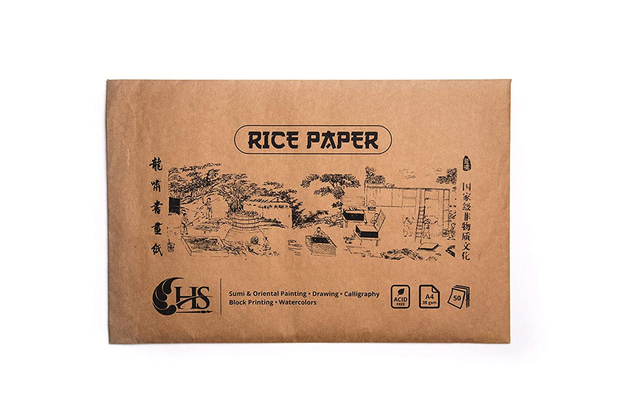 Rice Paper A4 - Pack of 50 Sheets Acid Free | Reliance Fine Art |A4 & A5Paper PacksPaper Packs A3