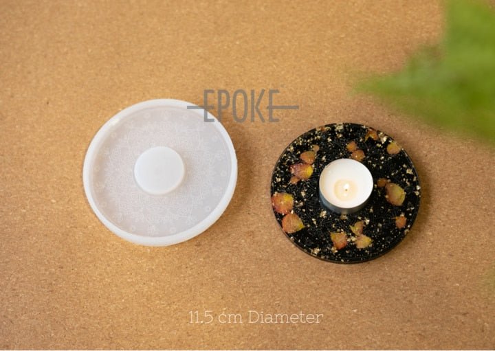 Round Tea Light Mould 11.3 cms (M-9) | Reliance Fine Art |Moulds & Surfaces for Resin and Fluid ArtResin and Fluid Art