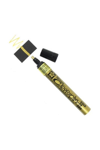 Sakura Pentouch Calligrapher 1.8mm Gold | Reliance Fine Art |Calligraphy & LetteringMarkers