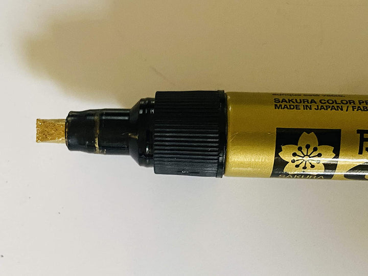 Sakura Pentouch Calligrapher 5 mm Gold | Reliance Fine Art |Calligraphy & LetteringMarkersPaint Markers