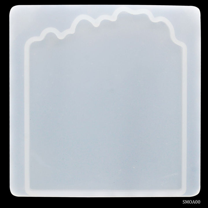 Silicone Mould Agate One Coaster Square (SMOA00) | Reliance Fine Art |Moulds & Surfaces for Resin and Fluid ArtResin and Fluid Art