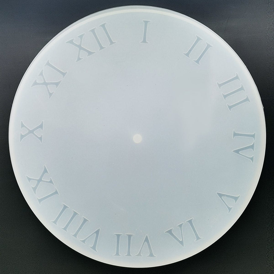 Silicone Mould Roman Watch 10 inch (SMRW00) | Reliance Fine Art |Moulds & Surfaces for Resin and Fluid ArtResin and Fluid Art