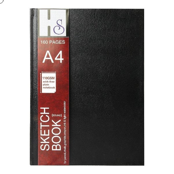 Sketch Book A4 110 GSM 120 Pages (Hard Bound) | Reliance Fine Art |Art JournalsArt PadsSketch Pads & Papers