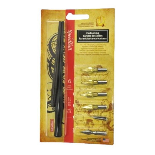 Speedball Cartooning Pen Set (SPB2966) | Reliance Fine Art |Calligraphy & Lettering