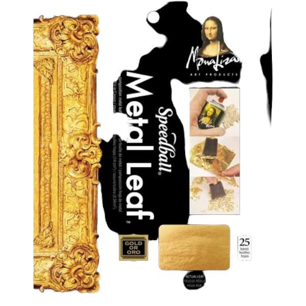 Speedball Gold Composition Metal Leaf 25 Sheets (10204) | Reliance Fine Art |Art Tools & AccessoriesCalligraphy & LetteringCalligraphy Accesories