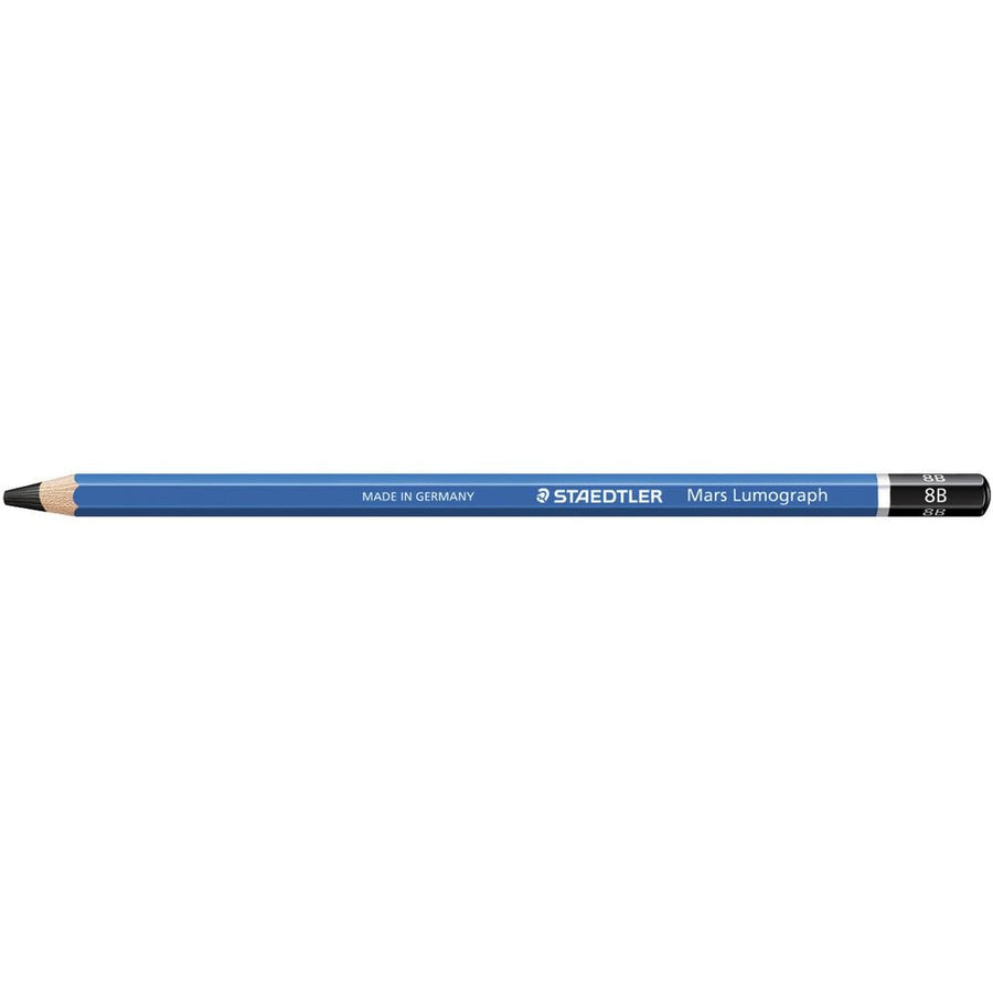 STAEDTLER LUMOGRAPH GRAPHITE PENCIL - 8B | Reliance Fine Art |Individual Charcoal & Graphite Pencils
