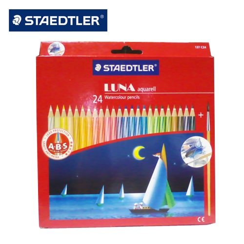 STAEDTLER Luna Classic WaterColour Pencils 24 Shades | Reliance Fine Art |Sketching Pencils Sets