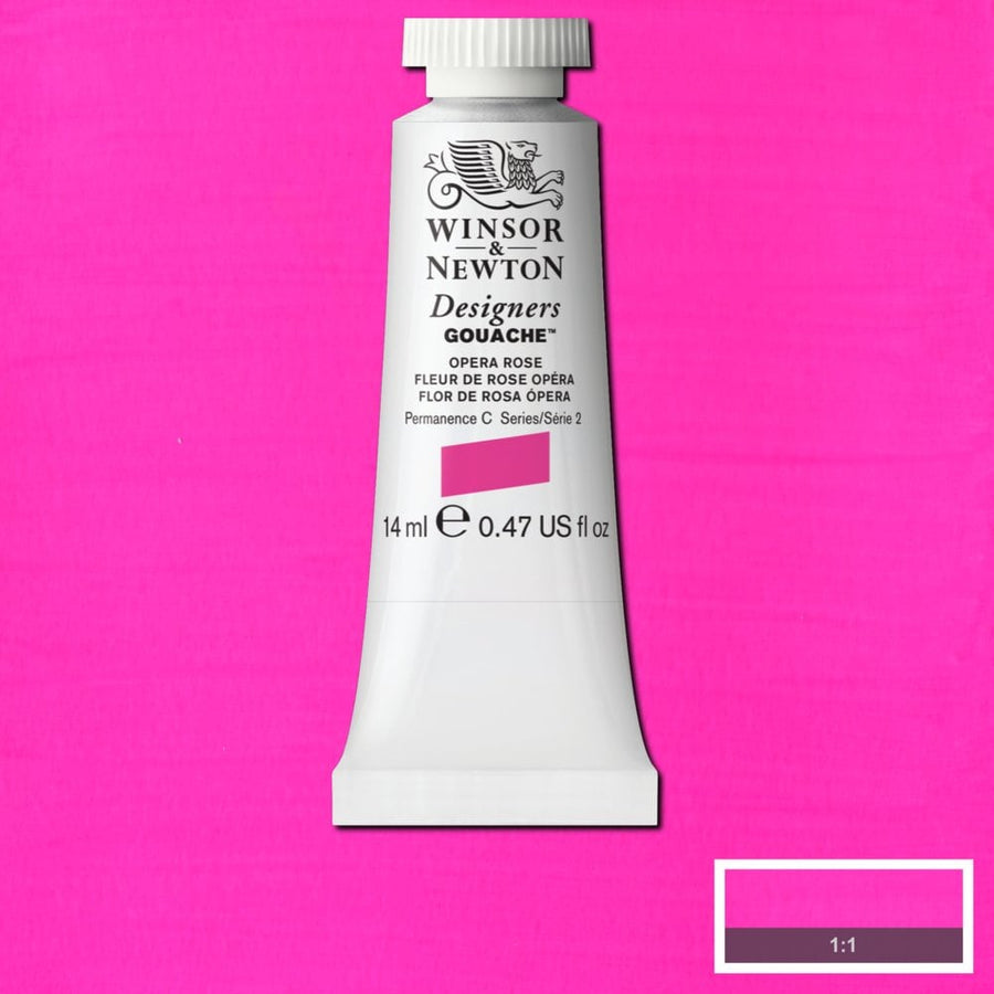 Winsor Newton Designer Gouache Opera Rose 14 ML S2 | Reliance Fine Art |Gouache PaintsWinsor & Newton Designer Gouache