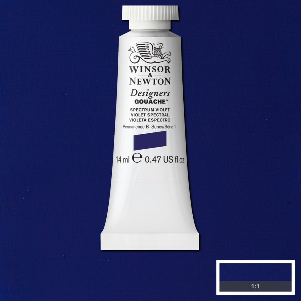 Winsor Newton Designer Gouache Spectrum Violet 14 ML S1 | Reliance Fine Art |Gouache PaintsWinsor & Newton Designer Gouache