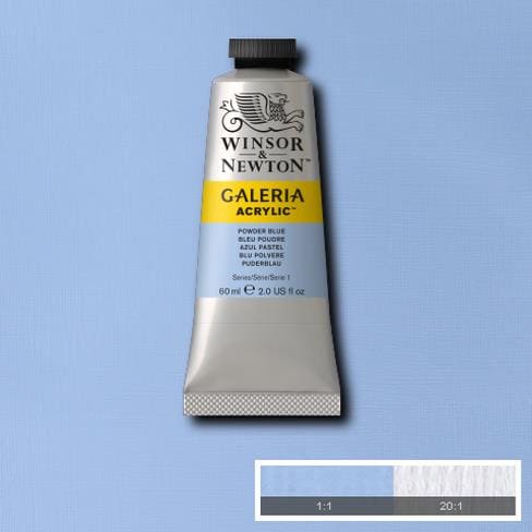 Winsor & Newton Galeria Acrylic 60ML Powder Blue | Reliance Fine Art |Acrylic PaintsWinsor Newton Galeria Acrylic Paint