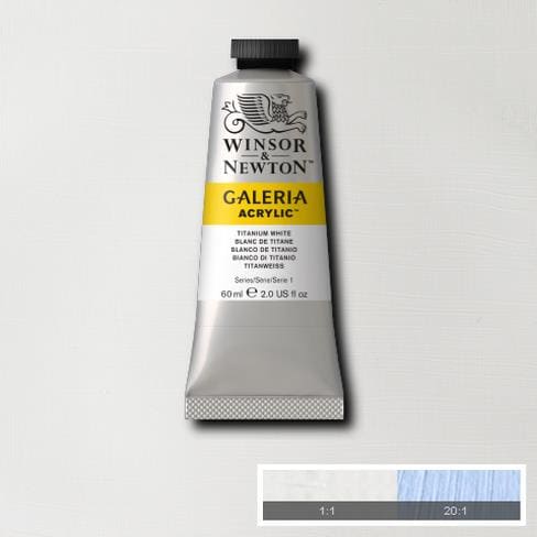 Winsor & Newton Galeria Acrylic 60ML Titanium White | Reliance Fine Art |Acrylic PaintsWinsor Newton Galeria Acrylic Paint